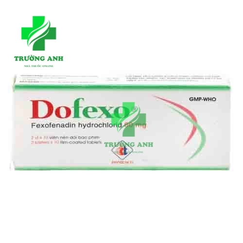 Dofexo 60mg Domesco - Thuốc điều trị mề đay, viêm mũi dị ứng hiệu quả
