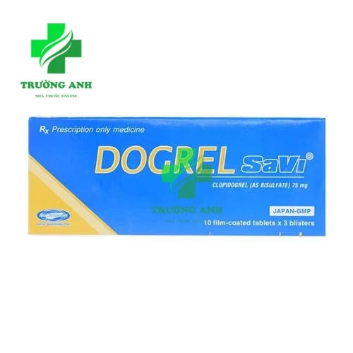 Dogrel SaVi - Thuốc dự phòng các bệnh tim mạch hiệu quả 
