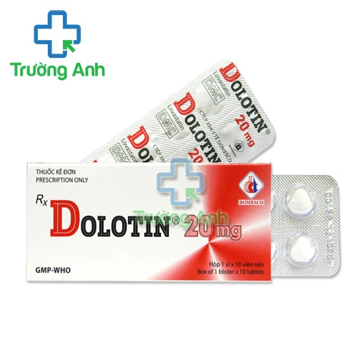 Dolotin 20mg Domesco - Thuốc điều trị tăng cholesterol máu hiệu quả