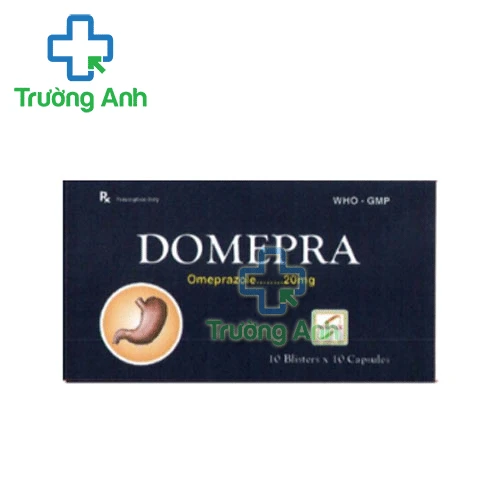 Domepra 20mg (100 viên) - Thuốc điều trị loét dạ dày - tá tràng