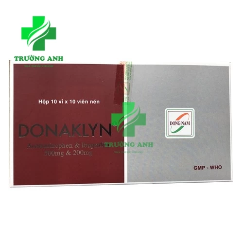 Donaklyn (100 viên) - Thuốc điều trị giảm các cơn đau hiệu quả