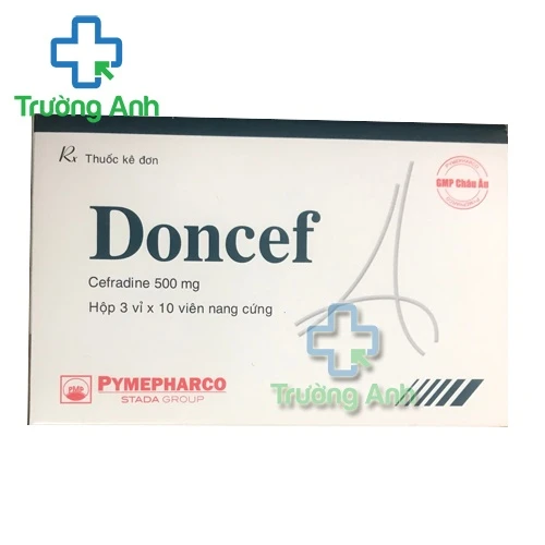 Doncef 500mg Pymepharco (viên) - Thuốc điều trị nhiễm khuẩn
