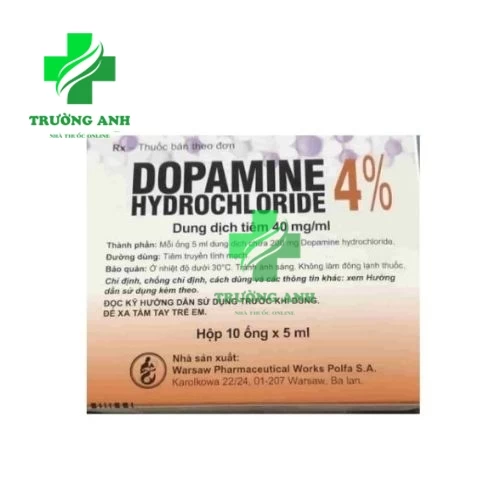 Dopamine hydrochloride 4% - Điều trị suy tim sung huyết của Ba Lan