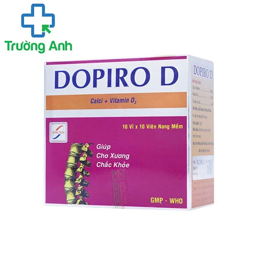 Dopiro D - Giúp bổ sung canxi và vitamin D3 hiệu quả