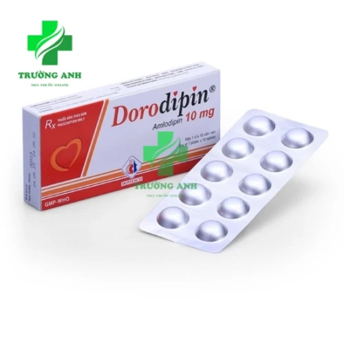 Dorodipin 10mg - Thuốc điều trị tăng huyết áp của Domesco