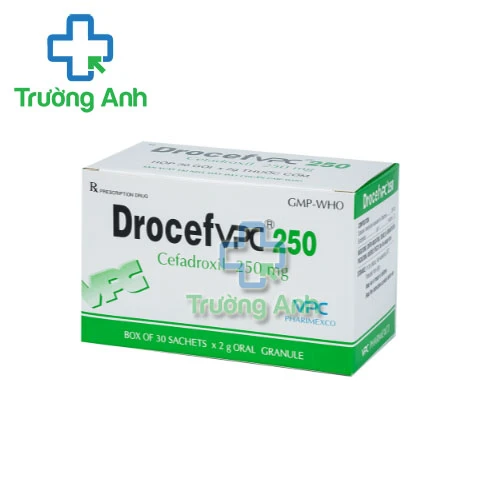 Drocefvpc 250 - Thuốc cốm điều trị nhiễm khuẩn hiệu quả