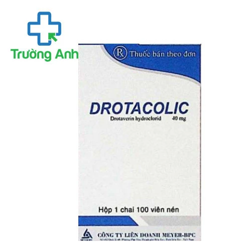 Drotacolic (lọ 100 viên) - Thuốc điều trị co thắt dạ dày, ruột