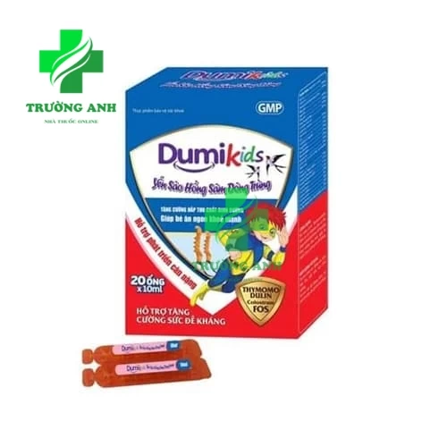 Dumikids Yến sào hồng sâm đông trùng Vgas - Hỗ trợ tiêu hóa hiệu quả