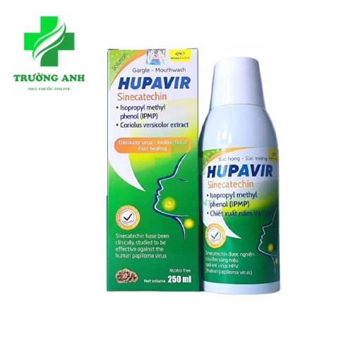 Dung dịch súc miệng Hupavir Monapharm - Kiểm soát mùi hôi miệng