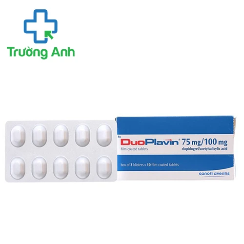 Duoplavin Sanofi - Thuốc điều trị bệnh mạch vành, nhồi máu cơ tim