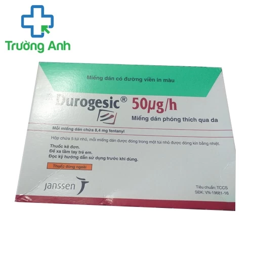 Durogesic 50mcg/h - Miếng dán giảm đau hiệu quả của Janssen