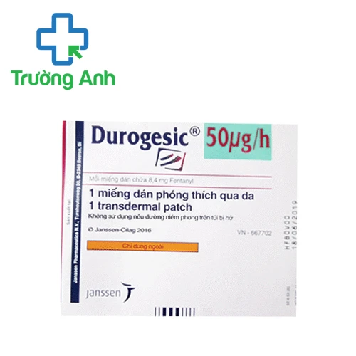 Durogesic 50mcg/h - Miếng dán giảm đau hiệu quả của Janssen