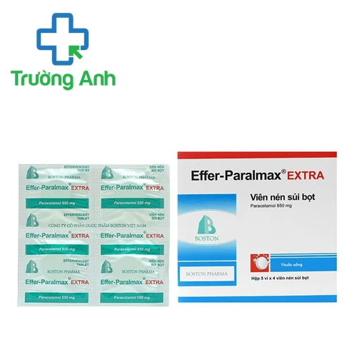 Effer-Paralmax Extra - Thuốc hạ sốt, giảm đau của Boston Pharma