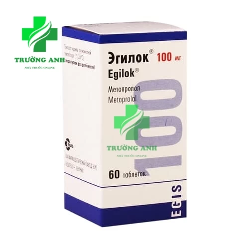 Egilok 100mg - Thuốc điều trị cao huyết áp, bệnh tim mạch