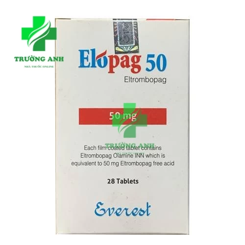 Elopag 50 - Thuốc điều trị giảm tiểu cầu hiệu quả của Everest