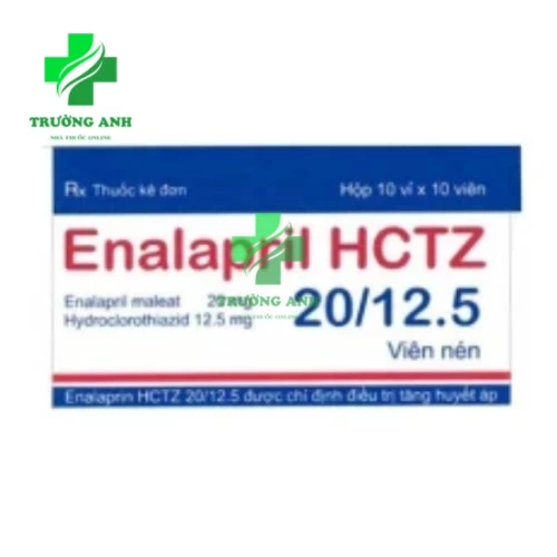 Enalapril HCTZ 20/12.5 - Thuốc điều trị tăng huyết áp của Dopharma