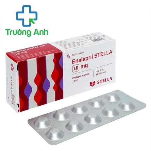Enalapril Stella 10mg - Điều trị tăng huyết áp của Stellapharm