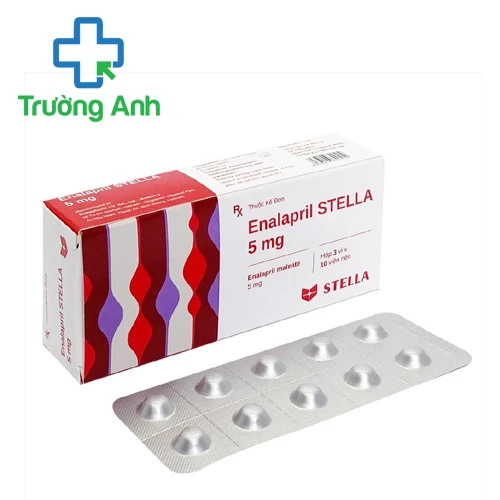 Enalapril Stella 5mg - Điều trị tăng huyết áp của Stellapharm