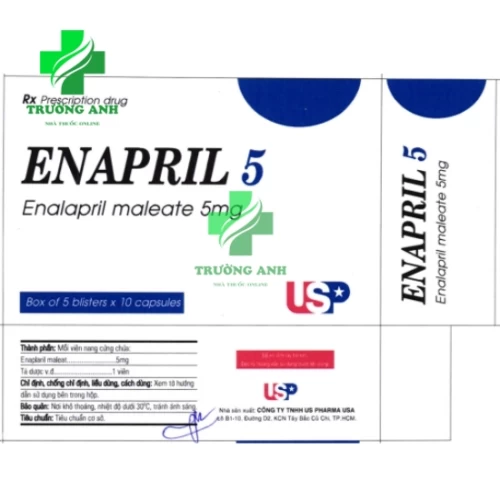 Enapril 5 USP - Thuốc điều trị tăng huyết áp đường uống