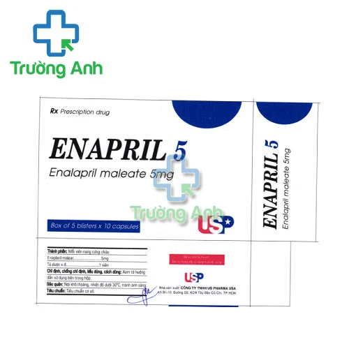 Enapril 5 USP - Thuốc điều trị tăng huyết áp đường uống