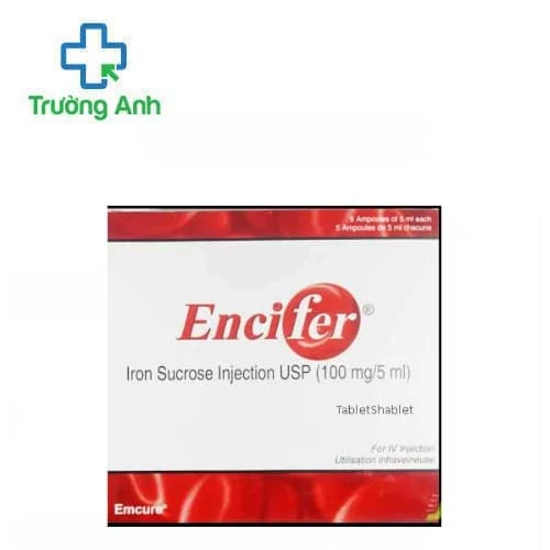 Encifer 100mg/5ml - Thuốc điều trị thiếu máu do thiếu sắt