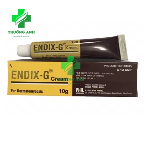 Endix-G cream - Thuốc điều trị nấm da hiệu quả của Phil Inter Pharma (5 tuyp)