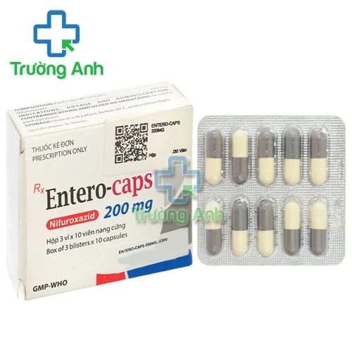 Entero-caps 200mg Domesco - Thuốc điều trị tiêu chảy cấp hiệu quả 