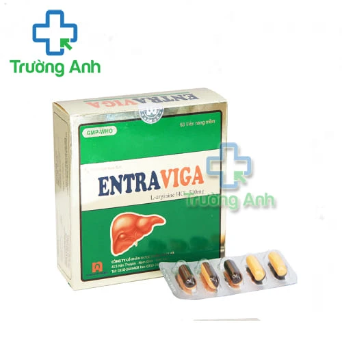 ENTRAVIGA (L-arginin 500mg) - Cải thiện tình trạng khó tiêu