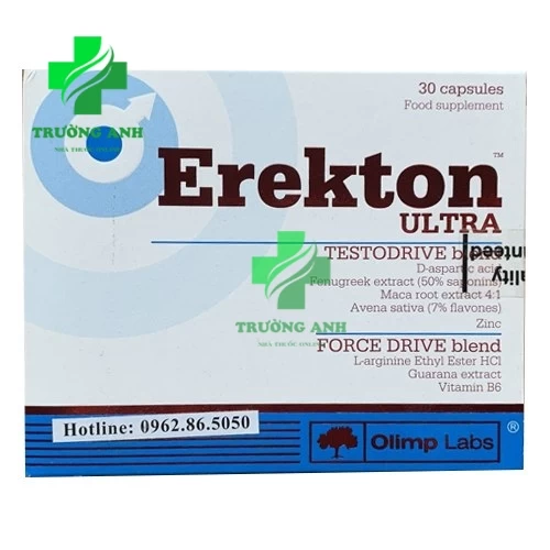 Erekton Ultra - Giúp tăng cường sản sinh tiết hocmone sinh dục