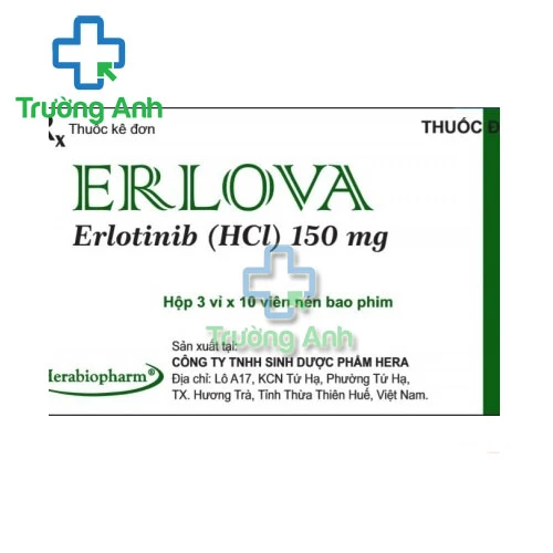 Erlova 150mg Hera - Thuốc điều trị ung thư phổi hiệu quả