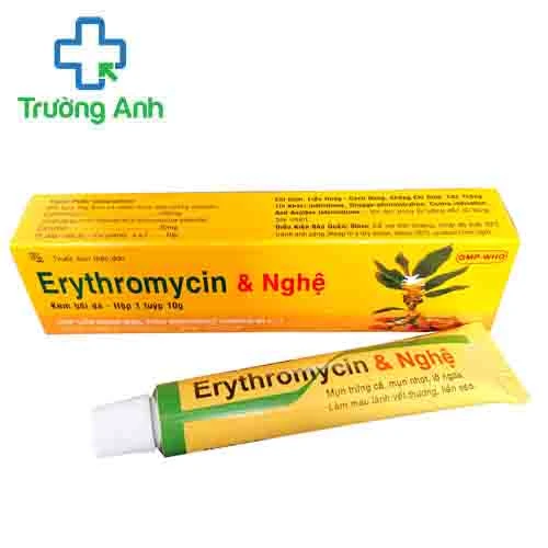 Erythromycin & Nghệ Medipharco - Thuốc điều trị mụn