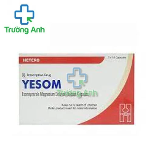 Yesom-20 Hetero - Thuốc điều trị viêm loét dạ dày tá tràng hiệu quả