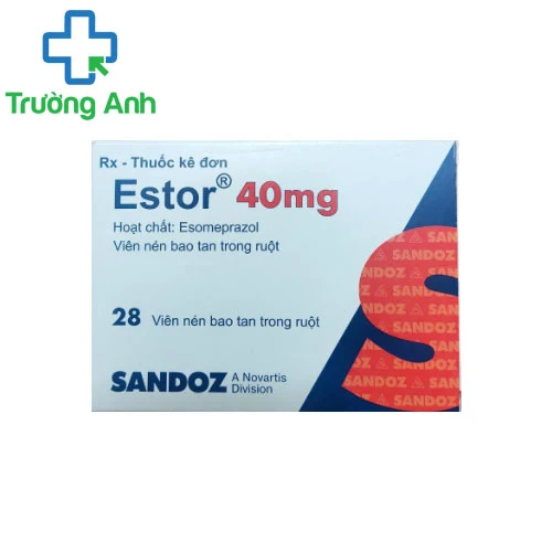 Estor 40mg - Thuốc điều trị viêm loét dạ dày-tá tràng lành tính