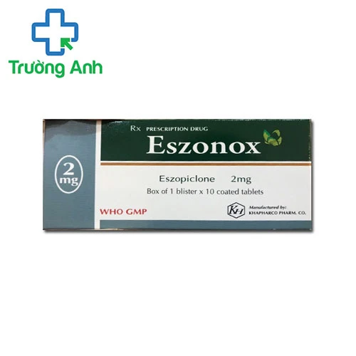 Eszonox - Thuốc điều trị mất ngủ ở người lớn của Khapharco
