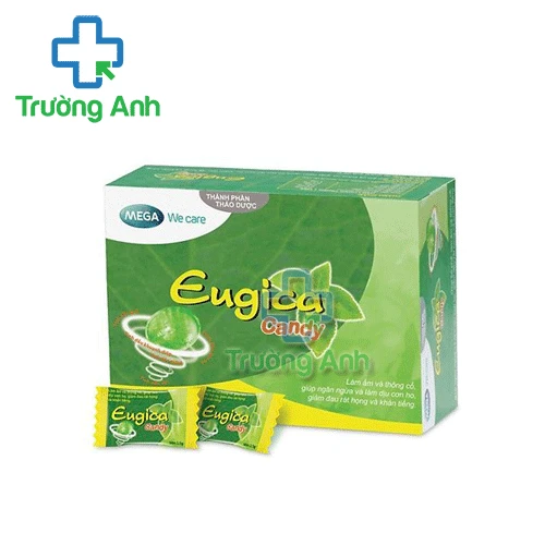 Eugica Candy - Giúp giảm ho, đau rát họng, khản tiếng