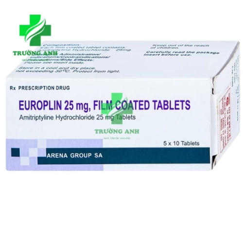 Europlin 25mg - Thuốc điều trị trầm cảm hiệu quả của Romania