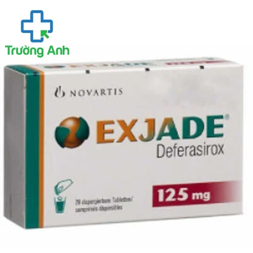 Exjade 125 - Thuốc điều trị quá tải sắt mãn tính