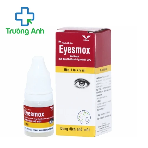 Eyesmox - Thuốc nhỏ mắt điều trị viêm kết mạc của Bidiphar