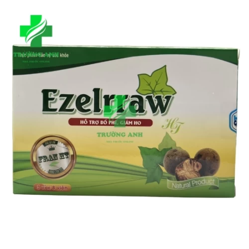 EZELRRAW HT - Viên ngậm hỗ trợ bổ phế, giảm ho hiệu quả