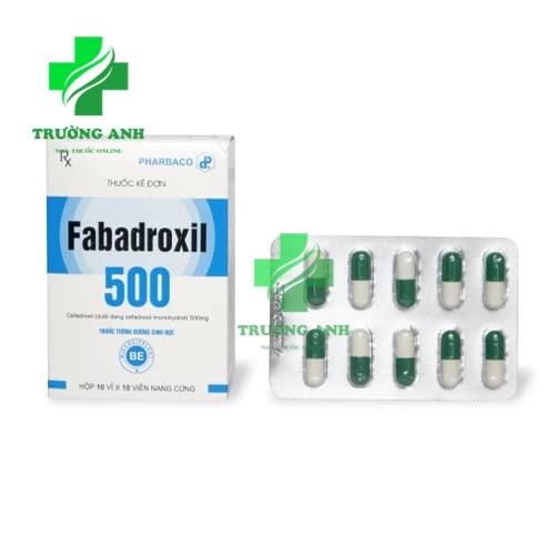 Fabadroxil 500 - Thuốc điều trị nhiễm khuẩn hiệu quả của Pharbaco