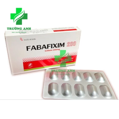 Fabafixim 200 Pharbaco - Điều trị nhiễm khuẩn hiệu quả