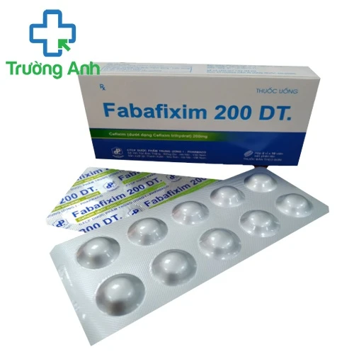 Fabafixim 200 DT - Thuốc điều trị nhiễm khuẩn hiệu quả của Pharbaco
