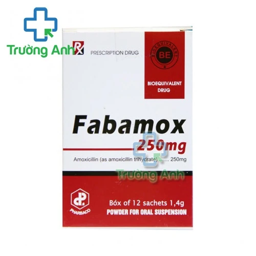 Fabamox 250mg (Bột pha hỗn dịch) - Thuốc điều trị nhiễm khuẩn hiệu quả