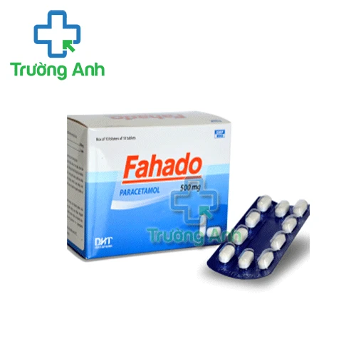 Fahado DHT (viên nén dài) - Thuốc giảm đau, hạ sốt cho người lớn