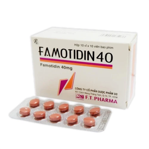 FAMOTIDIN 40mg - Thuốc điều trị loét dạ dày hiệu quả