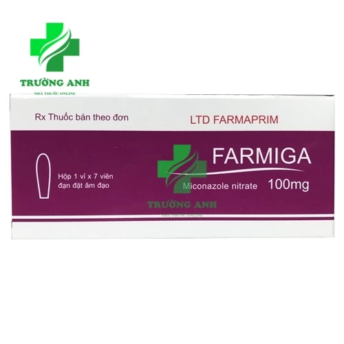 Farmiga 100mg Farmaprim - Điều trị viêm âm đạo hiệu quả