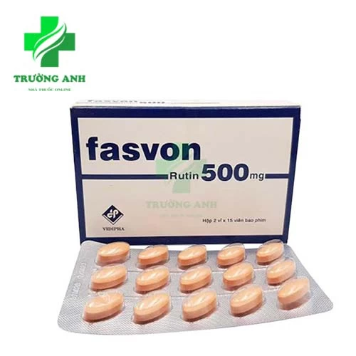 Fasvon 500mg Vidipha  - Thuốc điều trị chứng giãn tĩnh mạch