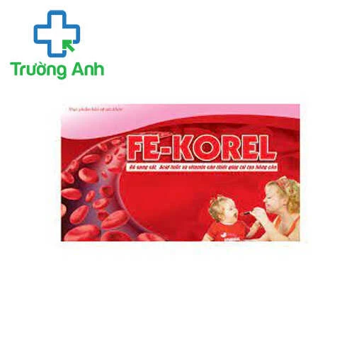 Fe-Korel - Giúp bổ sung sắt, vitamin cần thiết tái tạo hồng cầu