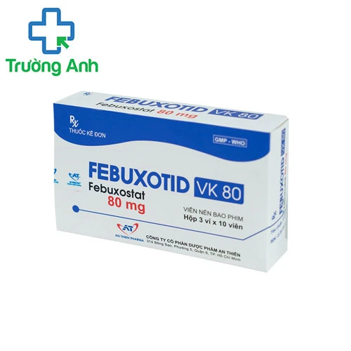 Febuxotid VK 80 - Thuốc điều trị bệnh gout hiệu quả