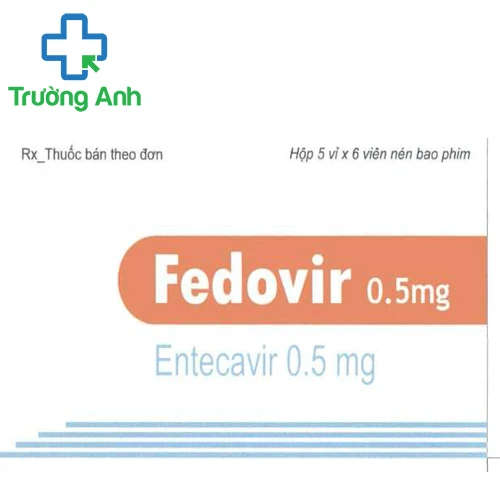 Fedovir 0,5mg - Điều trị nhiễm virus viêm gan B mạn tính hiệu quả